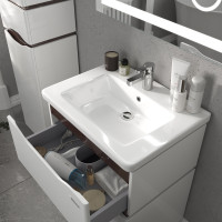 Раковина Space Line и ящик тумбы Алесса венге 60 см