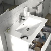 Раковина Qtap 71 см и ящик тумбы Эра белая