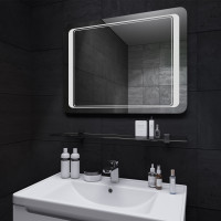 Зеркало Дует 80×65 с LED подсветкой и сенсором