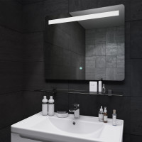 Зеркало в ванну LAVA Рада 80×65 с LED подсветкой и сенсором прикосновения