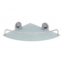 Полиця кутова Lidz Oreo 1001 скляна LDORE1001CRM22180 Chrome
