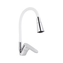 Смеситель для кухни Lidz Tani 008F3 с гибким изливом (k40) LDTAN008F3WCR37037 Chrome/White Смеситель для кухни Lidz Tani 008F3 с гибким изливом (k40) LDTAN008F3WCR37037 Chrome/White