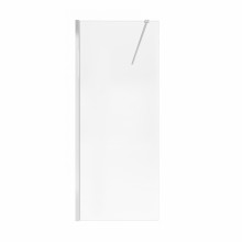 Душова перегородка Qtap Walk-In Standard CRM209.C8 90х200 см, скло Clear 8 мм, покриття CalcLess