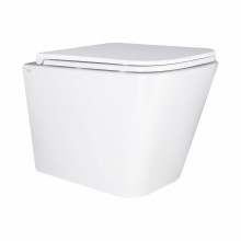 Унитаз подвесной Qtap Tern с сиденьем  Soft-close QT17332303ASW