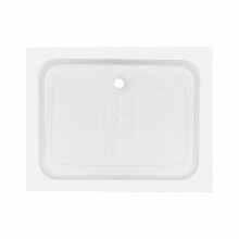Душовий піддон KAPIELKA ST100x80х14 низький, прямокутний, діаметр зливу 52 мм Lidz