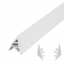 Набор декоративные планки для поддона и ванны (2x1м) + 2 колпачка Qtap WCS021 Набор декоративные планки для поддона и ванны (2x1м) + 2 колпачка Qtap WCS021