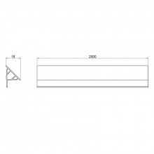 Набір декоративні планки для піддону та ванни (2x2м) + 2 ковпачки Qtap WCS022