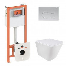 Готовое решение Qtap для ванной комнаты: подвесной унитаз Tern Ultra Quiet 490x365x325 + комплект инсталляции Nest 4 в 1 (круглая клавиша Satin) Готовое решение Qtap для ванной комнаты: подвесной унитаз Tern Ultra Quiet 490x365x325 + комплект инсталляции Nest 4 в 1 (круглая клавиша Satin)