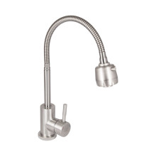 Смеситель для кухни Lidz Aria 015F41 с гибким изливом (k35) LDARI015F41NKS45306 Nickel Смеситель для кухни Lidz Aria 015F41 с гибким изливом (k35) LDARI015F41NKS45306 Nickel
