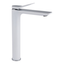 Змішувач для раковини Qtap Presto високий QTPRE269CRW45577 Chrome/White Змішувач для раковини Qtap Presto високий QTPRE269CRW45577 Chrome/White