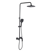 Душова система універсальна Qtap Gemini на три споживачі (з виливом) QTGEM111BLM45686 Black Matt Душова система універсальна Qtap Gemini на три споживачі (з виливом) QTGEM111BLM45686 Black Matt