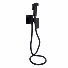 Набор для гигиенического душа Lidz Kubis 111 Black LDKUB111BLA46108 прямоугольный