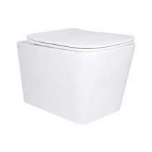 Унитаз подвесной Qtap Tern Ultra Quiet с сиденьем с сиденьем Soft-Close WHITE QT17332303AW