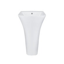 Раковина напольная моноблок Qtap Crow 445x420x840 White QT0511G315WN Раковина напольная моноблок Qtap Crow 445x420x840 White QT0511G315WN