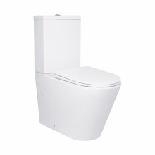 Унитаз напольный Qtap Swan Ultra Quiet с сидением Soft-close 640x360x835 мм QT16222182TW White