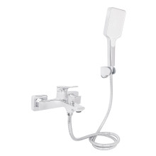 Змішувач для ванни Qtap Arvin з душовим гарнітуром QTARV259CRM48640 Chrome Змішувач для ванни Qtap Arvin з душовим гарнітуром QTARV259CRM48640 Chrome