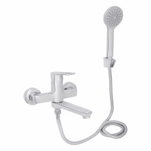 Смеситель для ванны Lidz Latwa 0061 с поворотным изливом и душевым гарнитуром (k35) Chrome LDLAT0061CRM48992 Смеситель для ванны Lidz Latwa 0061 с поворотным изливом и душевым гарнитуром (k35) Chrome LDLAT0061CRM48992