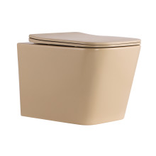 Унітаз підвісний Qtap Tern Ultra Quiet 520×345×325 мм, Beige, з сидінням Slim Duroplast / Soft-close / Quick Release QTTER26SB49001