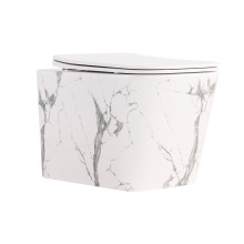 Унітаз підвісний Qtap Tern Ultra Quiet 520×345×325 мм, Marble, з сидінням Slim Duroplast / Soft-close / Quick Release QTTER26MR49002 Унітаз підвісний Qtap Tern Ultra Quiet 520×345×325 мм, Marble, з сидінням Slim Duroplast / Soft-close / Quick Release QTTER26MR49002