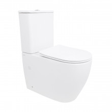 Унитаз напольный Qtap Evia Ultra Quiet 630×350×795 мм с сиденьем Soft-close, White QTEVI27W49258