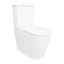 Унитаз напольный Qtap Arvin Ultra Quiet 630×350×795 мм с сиденьем Soft-close, White QTARV27W49259