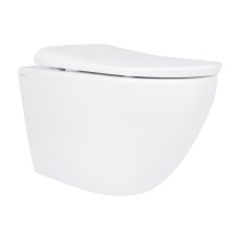 Унітаз підвісний Qtap Robin ML Ultra Quiet 520x365x365 мм, з сидінням Soft-close MagLock, White QTROBML26W49623 Унітаз підвісний Qtap Robin ML Ultra Quiet 520x365x365 мм, з сидінням Soft-close MagLock, White QTROBML26W49623