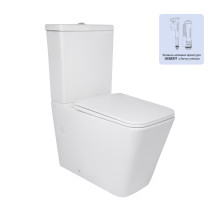Унітаз підлоговий Qtap Crow Ultra Quiet безобідковий з сідінням Soft-close QTCRO27W51028 Унітаз підлоговий Qtap Crow Ultra Quiet безобідковий з сідінням Soft-close QTCRO27W51028