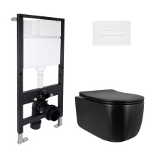 Готове рішення Qtap для ванної кімнати: підвісний унітаз Taurus Ultra Quiet 515x360x350 + комплект інсталяції Standard (лінійна клавіша White) Готове рішення Qtap для ванної кімнати: підвісний унітаз Taurus Ultra Quiet 515x360x350 + комплект інсталяції Standard (лінійна клавіша White)