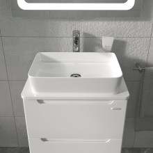 Тумба з умивальником "ЕРА AIR RAPID" 60 см, біла (MV0000903)