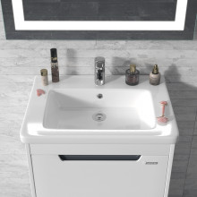 Тумба з умивальником "ГРЕТА SPACE LINE" 60 см, біла (MV0000883)