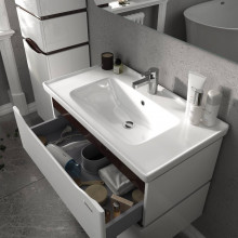 Тумба с умывальником "АЛЕССА IDEA" 80 см, венге (MV0000875) Тумба с умывальником "АЛЕССА IDEA" 80 см, венге (MV0000875)