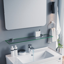 Полка стеклянная сверхпрозрачная 700*150*6мм (ZC0000156) Полка стеклянная сверхпрозрачная 700*150*6мм (ZC0000156)